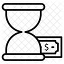 Tempo E Dinheiro Gerenciamento De Tempo Tempo De Negocios Icon