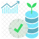 Tempo Real Banco De Dados Relogio Ícone