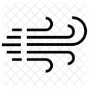 Tempo Ventoso Clima Ventoso Atmosfera Ícone