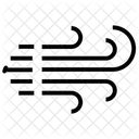 Tempo Ventoso Clima Ventoso Atmosfera Ícone