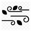 Tempo Ventoso Clima Ventoso Atmosfera Ícone