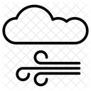 Tempo Ventoso Clima Ventoso Atmosfera Ícone