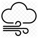 Tempo Ventoso Clima Ventoso Atmosfera Ícone