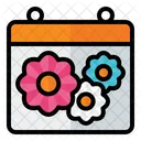 Temporada De Primavera Calendario Primavera Icono