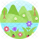 Temporada De Primavera Primavera Flor Icon