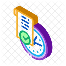 Temporary Document  Icon