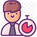 Temporary Worker Male Icon