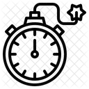 Tempo Cronometro Bomba Ícone