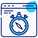 Temporizador Pagina Web Fecha Limite Icono