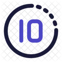 Temporizador de 10 segundos  Icono