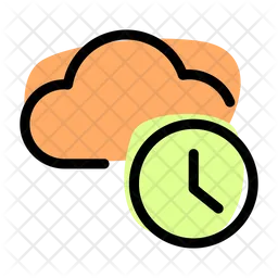 Temporizador de nube  Icono