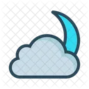 Nuage Lune Sommeil Icon