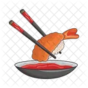 Tempura Sushi Japanese Food Symbol