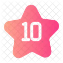 Ten Number Shapes And Symbols Icon