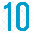 Ten Numbers Icon