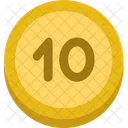 Ten Coin  Icon
