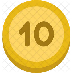 Ten Coin  Icon