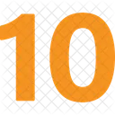 Ten Numbers Numeric Icon