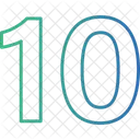 Ten Numbers Numeric Icon
