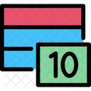 Ten Number Menu Navigation Icon