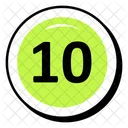 Ten Number  Icon