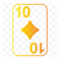 Ten of diamonds  Icon