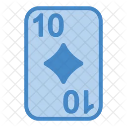 Ten Of Diamonds  Icon