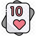 Ten Of Heart Icon
