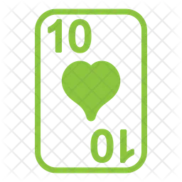 Ten Of Hearts  Icon