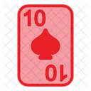 Ten Of Hearts  Icon