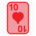 Ten Of Hearts  Icon
