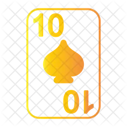 Ten of spades  Icon