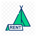Tend For Rent Tent For Rent Rental Tent Icon