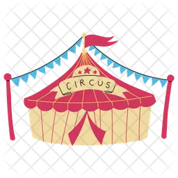 Tenda de circo  Ícone