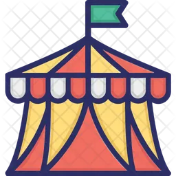 Tenda de circo  Ícone