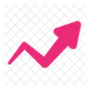 Tendance Croissance Analyse Icône