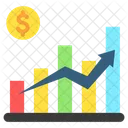 Graphique En Ligne Trading Analyse Icône