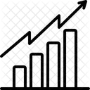 Tendencia Analise Grafico De Barras Ícone