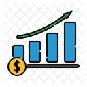 Tendencia Alcista Estadistica Grafico Icono