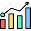 Tendencia Crescimento Estatisticas Ícone