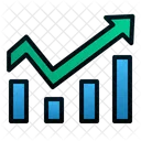 Tendencia De Alta Alta Grafico Ícone