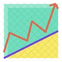 Tendencia De Alta Grafico Trader Ícone