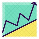 Tendencia De Alta Grafico Trader Ícone