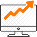 Tendencia De Marketing Crescimento Analise Ícone