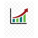 Seta De Tendencia Para Cima Grafico Aumento Ícone