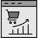 Tendencias De Mercado Negocios Crescimento Icon