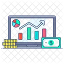 Analisis Web Analisis De Datos Infografia Empresarial Icono