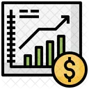 Tendências financeiras  Ícone