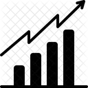 Tendenz Analyse Balkendiagramm Symbol