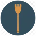 De Madera Spork Tenedor Icono